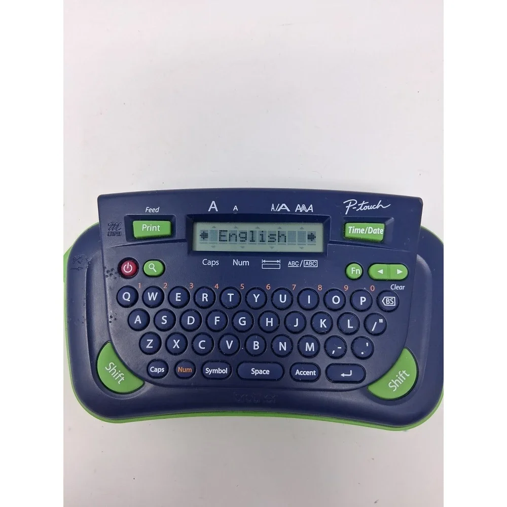 Brother PT-80 P-touch Electronic Labeling System Tested Working Q
